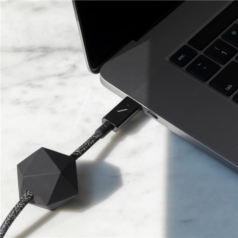 Cablu de incarcare, Native Union, USB-C, negru, 2.4m (iPhone 17 Pro Max, DCABLE-C-CS-BLK-NP) by www.silkase.ro